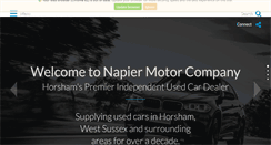 Desktop Screenshot of napiermotorco.co.uk